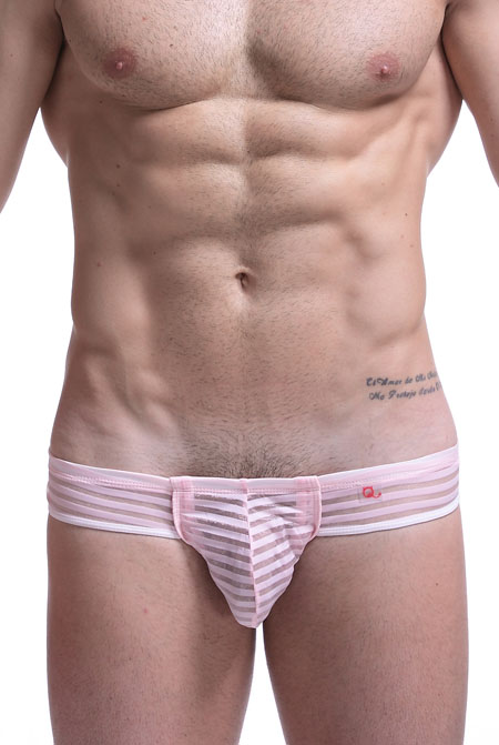 Mini Shorty Rayé Rose