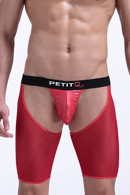Chaps String Pleather Rouge