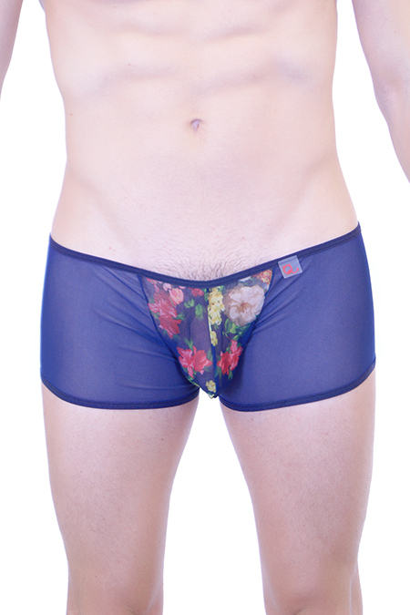 Boxer Floral Transparent