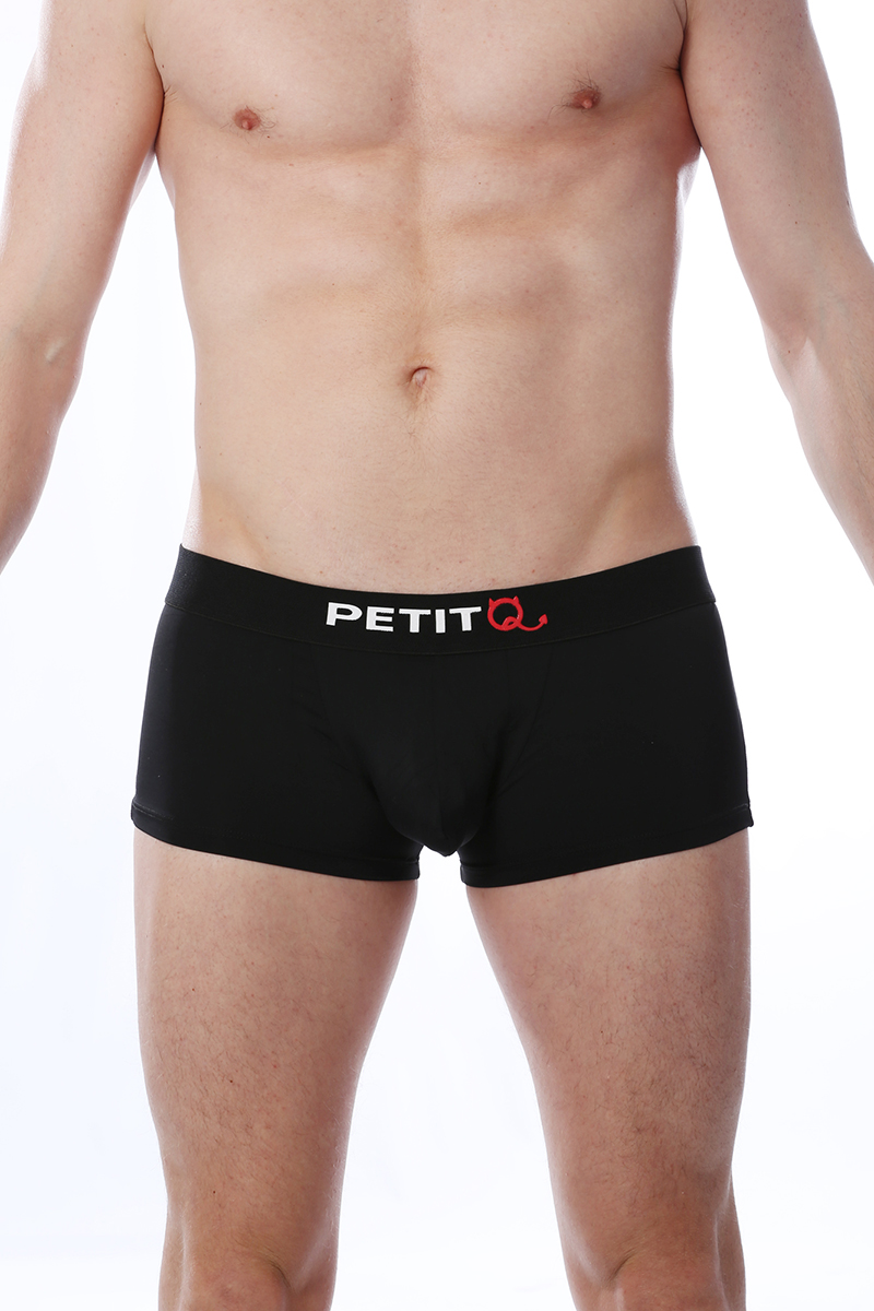 Boxer PetitQ Gros Paquet Nylon Noir