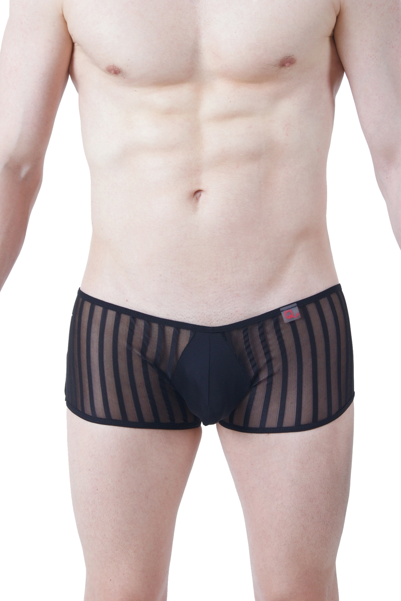 Boxer PetitQ Noir Mesh Bars