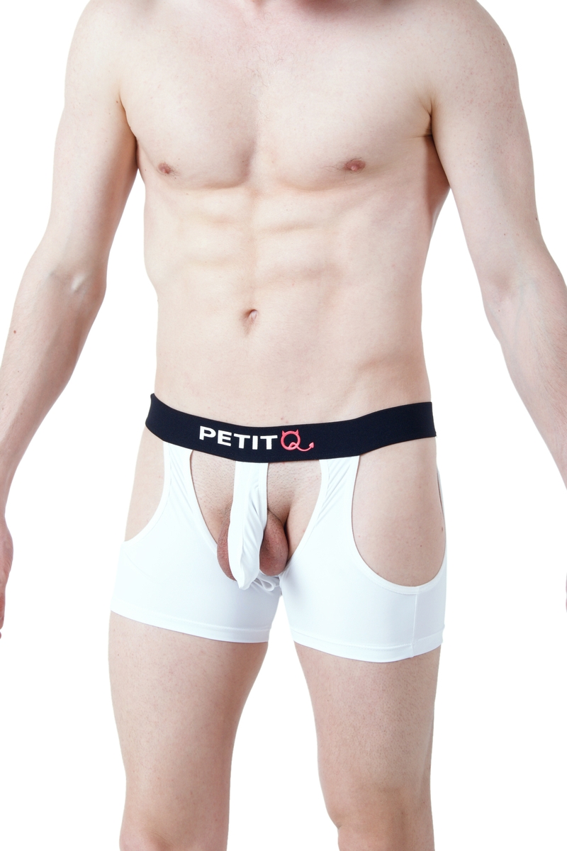 Boxer Ouvert PetitQ Bais Blanc