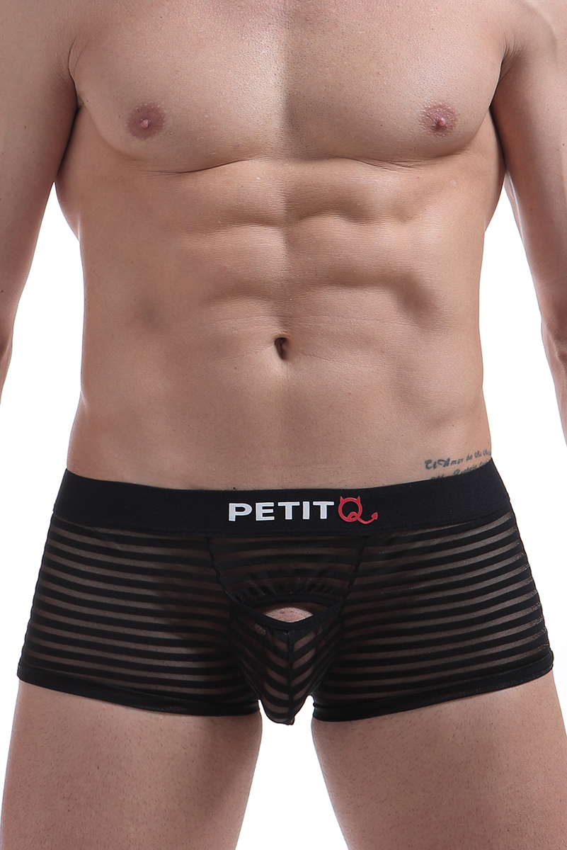 Boxer Longwy Rayé Transparent