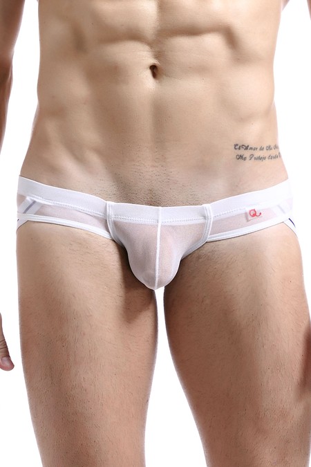 String Jock Transparent Blanc