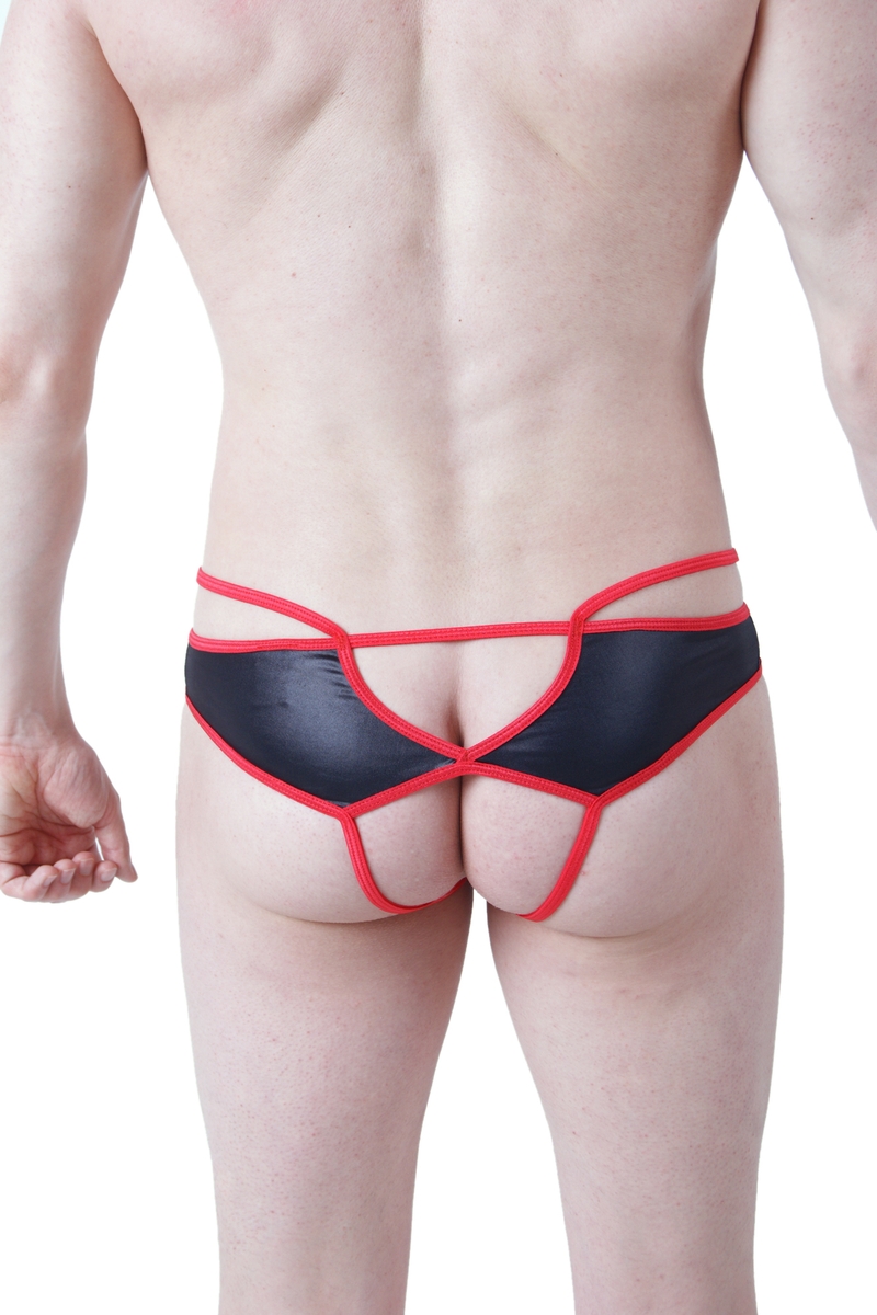 Slip Mayi PetitQ Noir Ouvert