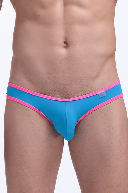 Bikini Nylon Bleu Neon Rose
