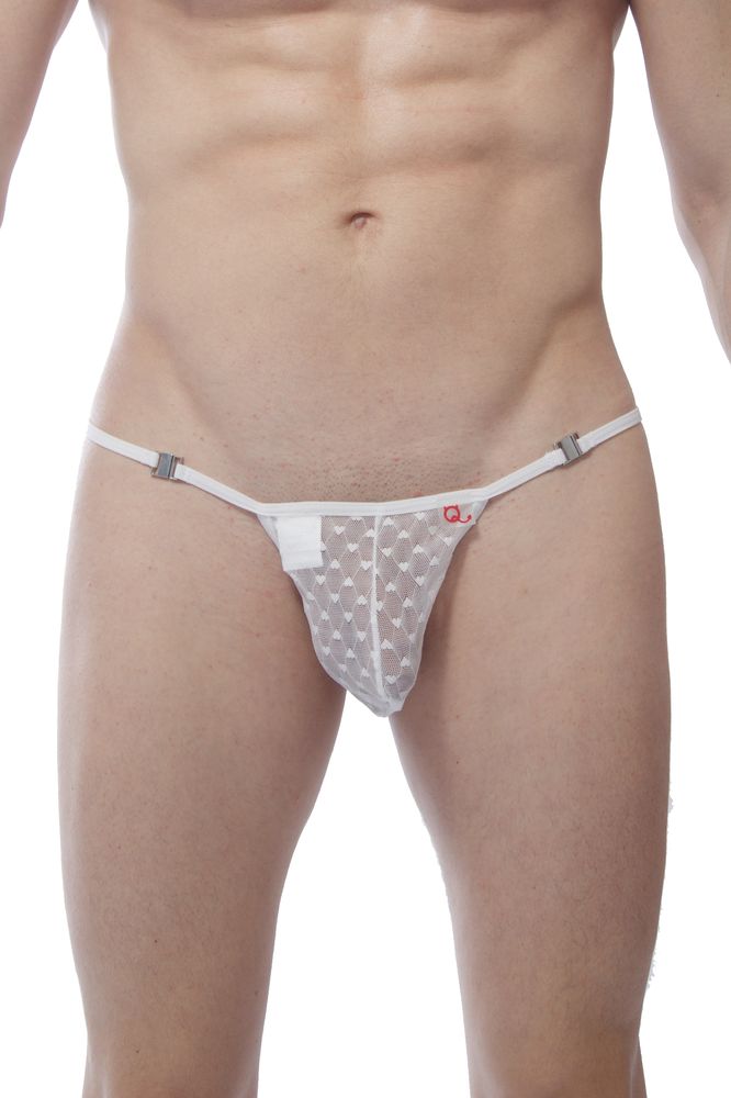 String Clip Love Blanc